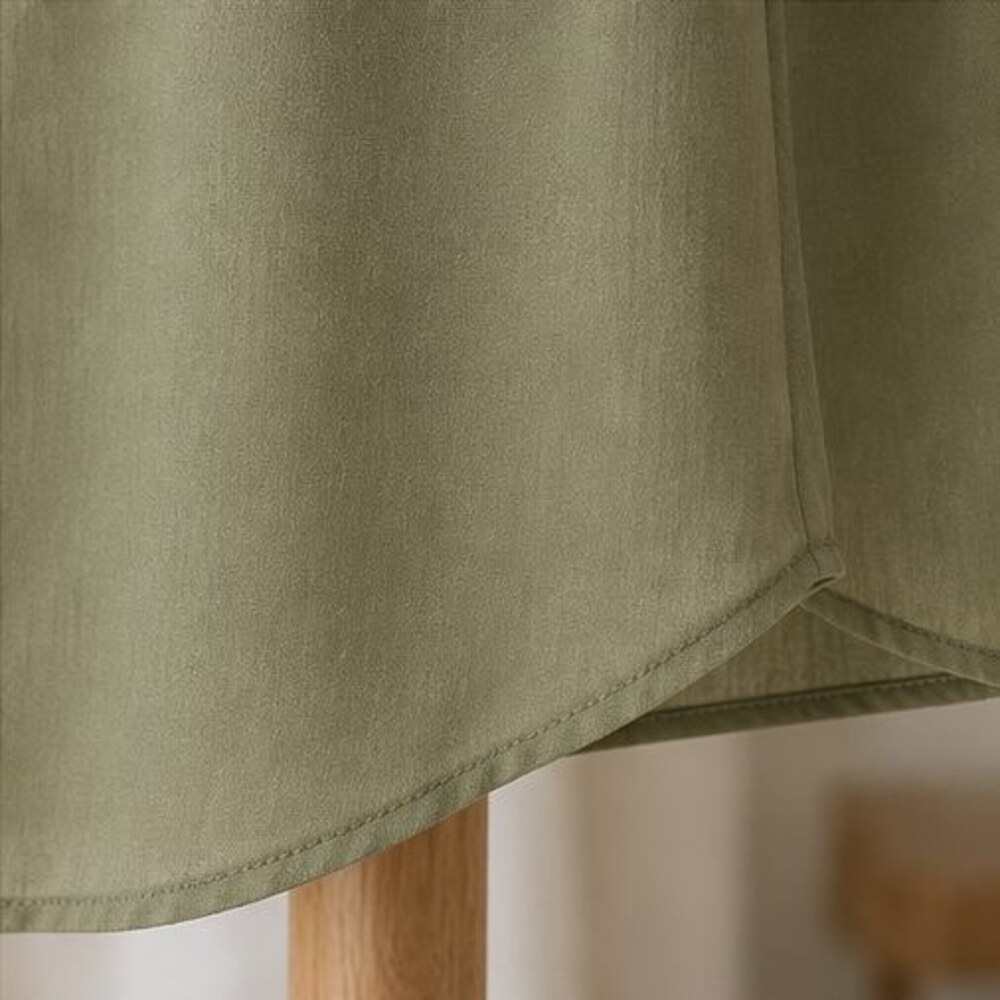Olive Ruffle Collar Blouse - Picture 6 of 6